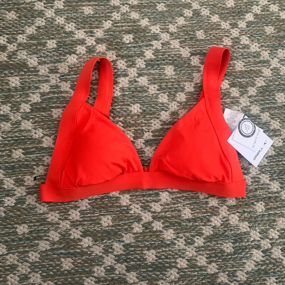 Orange bikini top